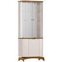 Ver imagem 2 de Kit Aparador Buffet com Cristaleira para Sala de Jantar Verbena N01 Off White Ypê - Lyam Decor