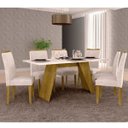 Ver imagem 1 de Conjunto para Sala de Jantar Mesa e 6 Cadeiras Cacau Yescasa