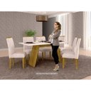 Ver imagem 4 de Conjunto para Sala de Jantar Mesa e 6 Cadeiras Cacau Yescasa