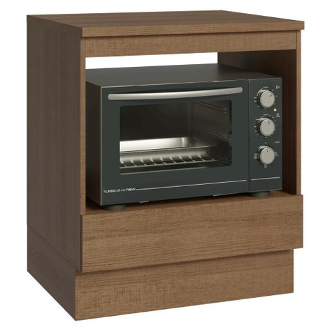 Balcão para Forno/micro-ondas 70 Cm 1 Gaveta Rustic Madesa