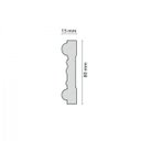 Ver imagem 3 de Roda Maeio Hella Perfil de Poliestireno Branco Homestar