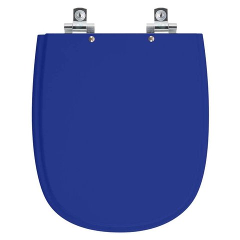 Assento Sanitário Soft Close Dona Beja Azul para Vaso Santa Clara