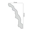 Ver imagem 2 de Roda Teto Andrea Perfil de Poliestireno Homestar Branco