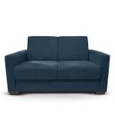 Ver imagem 1 de Sofá 2 Lugares Sala de Estar Recepção Suede Vitória Azul Marinho