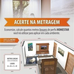 Roda Meio Fl50 Perfil de Poliestireno Homestar - 5