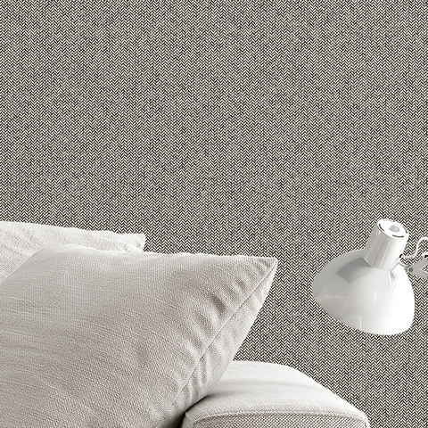 Papel de Parede Texturizado Linho Chevron