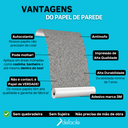 Ver imagem 2 de Papel de Parede Texturizado Linho Chevron
