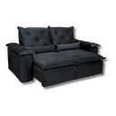 Ver imagem 1 de Sofá Retrátil Reclinável Confortável Várias Cores e Tamanhos Cor:preto;tamanho:2,50