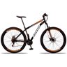 Bicicleta Aro 29 Suspensão Shimano Bike 21 Marchas Aço:laranja - 1