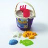 Kit 10 Balde de Areia Brinquedo de Praia Infantil Sortido - 7