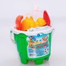 Kit 10 Balde de Areia Brinquedo de Praia Infantil Sortido - 9