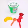 Kit 10 Balde de Areia Brinquedo de Praia Infantil Sortido - 2
