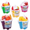 Kit 10 Balde de Areia Brinquedo de Praia Infantil Sortido - 1