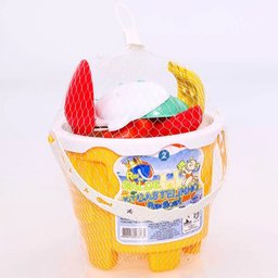 Kit 10 Balde de Areia Brinquedo de Praia Infantil Sortido - 6
