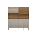 Ver imagem 1 de Kit de Cozinha Compacta Pitaya C/ 7 Portas e 2 Gavetas 178cm Amendola/nude Prime Tx - Demóbile