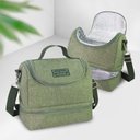 Ver imagem 4 de Bolsa Térmica C/ 2 Compartimentos Jacki Design - Joy Verde
