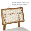 Ver imagem 3 de Kit 2 Cadeiras Palermo Marrom/Freijó
