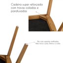 Ver imagem 5 de Kit 2 Cadeiras Palermo Marrom/Freijó