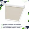 Persiana Cortina Rolo Tecido Blackout Liso Bege 1,40m X 1,40m - Sala Quarto Escritório - Blecaute - 2