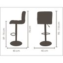 Ver imagem 3 de Banqueta Giratória com Regulagem a Gás Lecce Acasa Móveis