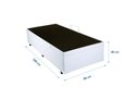 Ver imagem 4 de Cama Box Baú Solteiro 88 - Bello Box Tecido Sintético Branco