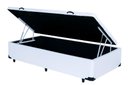 Ver imagem 3 de Cama Box Baú Solteiro 88 - Bello Box Tecido Sintético Branco