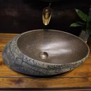 Ver imagem 5 de Cuba Apoio Evier Pietra Bruta Lavabo Banheiro Rústico Rock