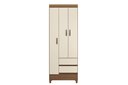 Ver imagem 5 de Guarda Roupas Fit 3.2 Santos Andira -3 Portas 2 Gavetas 191x 69 Cm:jequitiba/offwhite