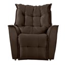 Ver imagem 2 de Poltrona do Papai Reclinável King Veludo Marrom Chocolate - Star Confort
