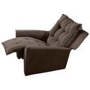 Ver imagem 4 de Poltrona do Papai Reclinável King Veludo Marrom Chocolate - Star Confort