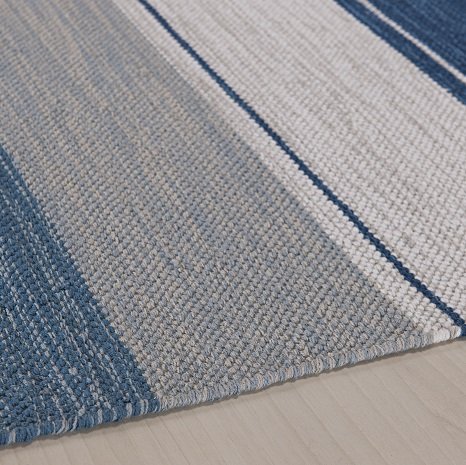 Tapete Kilim Basar 200x250 Azul - 3