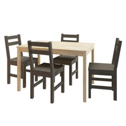 Mesa de Madeira Maciça com 4 Cadeiras Mandacaru Cabecasa MadeiraMadeira - 10