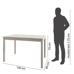 Mesa de Madeira Maciça com 4 Cadeiras Mandacaru Cabecasa MadeiraMadeira - 2