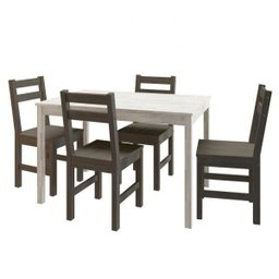 Mesa de Madeira Maciça com 4 Cadeiras Mandacaru Cabecasa MadeiraMadeira - 10