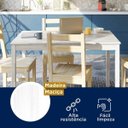 Ver imagem 6 de Mesa de Madeira Maciça com 4 Cadeiras Mandacaru CabeCasa MadeiraOriginals
