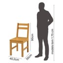 Ver imagem 3 de Mesa de Madeira Maciça com 4 Cadeiras Mandacaru CabeCasa MadeiraOriginals