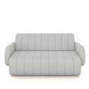 Ver imagem 4 de Sofá Decorativo Living Sala de Estar Bornéu 148cm Pés de Madeira Veludo Cinza G33 - Gran Belo