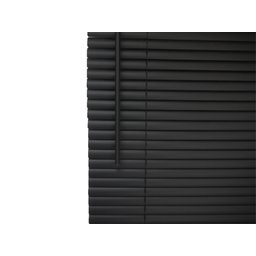 Persiana Horizontal PVC Preta 80 (L) x 220 (A) Cortina Completa C/ Kit de instalação 0,80 x 2,20 - 3