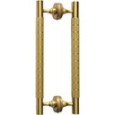 Ver imagem 2 de Puxador Duplo Chamonix 350mm Dourado para Porta Pivotante, Correr Vidro