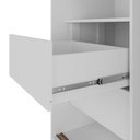 Ver imagem 6 de Guarda Roupa Casal com Espelho 2 Portas 3 Gavetas Sevilha Branco