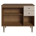 Ver imagem 4 de Balcão Gabinete 3 Portas 1 Gaveta Rustic/crema Gourmet Madesa Rustic/crema