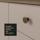 Ver imagem 3 de Balcão Gabinete 3 Portas 1 Gaveta Rustic/crema Gourmet Madesa Rustic/crema