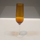 Ver imagem 4 de Jogo 2 Peças Taça de Vidro 195ml Âmbar 26x7x7cm Vinho Água Espumante Champagne