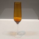 Ver imagem 3 de Jogo 2 Peças Taça de Vidro 195ml Âmbar 26x7x7cm Vinho Água Espumante Champagne