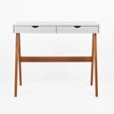 Ver imagem 3 de Escrivaninha Mesa Escritório 2 Gavetas 100% MDF Iza Espresso Móveis