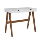 Ver imagem 2 de Escrivaninha Mesa Escritório 2 Gavetas 100% MDF Iza Espresso Móveis