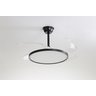 Ventilador de Teto Aliseu Lótus Bivolt Preto com Controle Remoto - 9