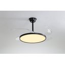 Ver mais imagens de Ventilador de Teto Aliseu Lótus Bivolt Preto com Controle Remoto