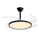 Ver imagem 1 de Ventilador de Teto Aliseu Lótus Bivolt Preto com Controle Remoto