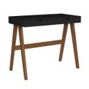 Ver imagem 2 de Escrivaninha Mesa Escritório 2 Gavetas 100% MDF Iza Espresso Móveis